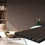 2 panneaux de lattes en bois insonorisées / insonorisées 3D de 106 x 20,5 po (ensemble de 2 / 30,2 pieds carrés)-96327487