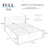 Full Size Bed Frame, Metal Bed Frame with Headboard, Iron-Art Platform Bed No Box Spring Needed/Mattress-1063752831-1068582638