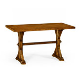 Casually Country Walnut Wood Dining Table