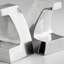 Apostrophe Polished Aluminum Bookends