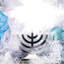 Couronne de Hanoukka artificielle 24 po pré-décorée Menorah