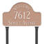 Welcome 3-Line Lawn Address Sign-1463158954