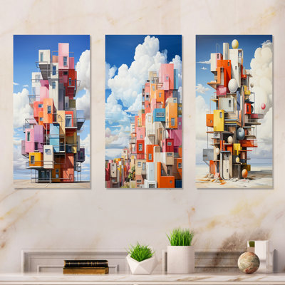 Tour cubique dans un style De Stijl