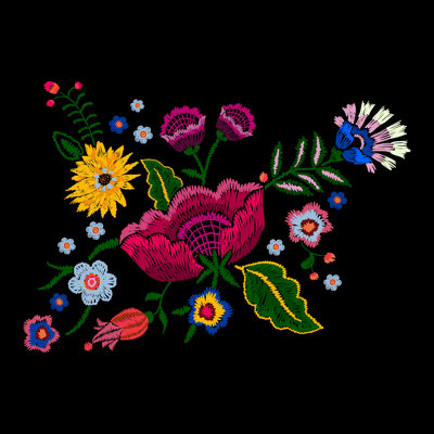Fleurs par Iodum - impression sur toile tendue