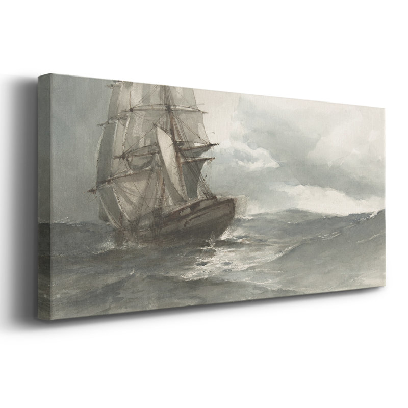 Série nautique-CCDXL- Toile tendue avec châssis - Prêt à accrocher, H 12 po x l 30 po