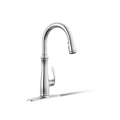 Bellera® Pull Down Single Handle Kitchen Faucet with Handle and Supply Lines