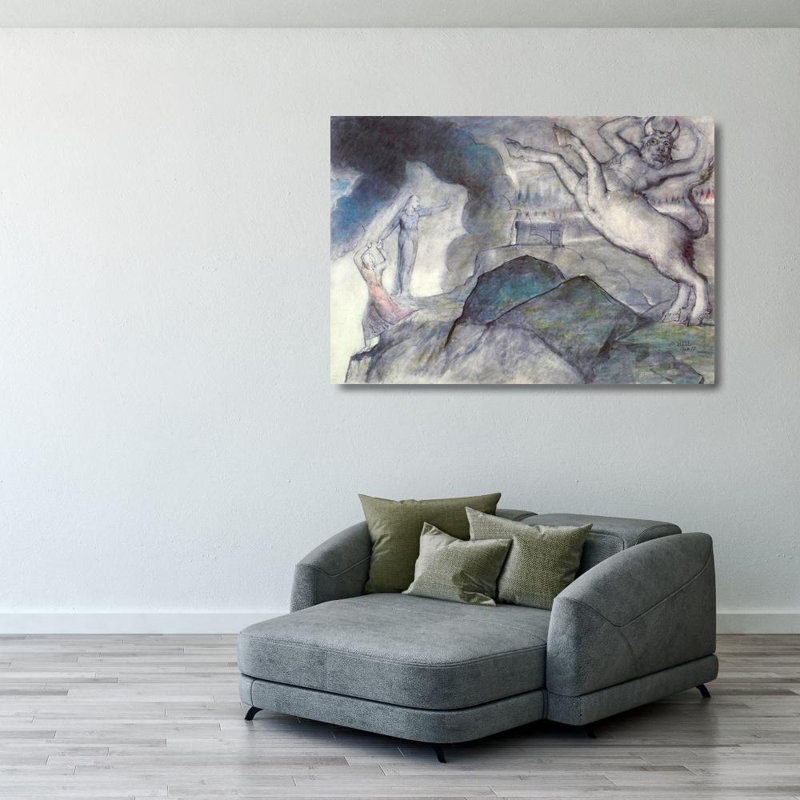 Minotaur, 28" H x 40" W