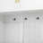 American Style 4-in-1 Hall Tree With Padded Bench, 4 Hooks, And Adjustable Storage Shelves