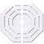 Médaillon de plafond contemporain en PVC Westin-36078428
