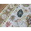 Tapis oriental noué à la main ivoire / doré / rouge Oushak