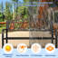 Banc d'extérieur en métal Dillyn-1603466829