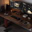 Bureau rectangulaire à hauteur réglable électrique-1195858113