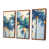 Toile avec cadre flottant brun