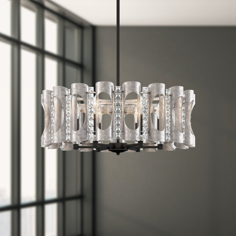 Twilight 6 - Light Pendant, Antique Silver