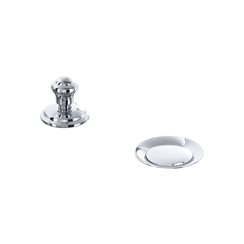 Perrin & Rowe Remote Pop-Up Set With Overflow, Polished Chrome