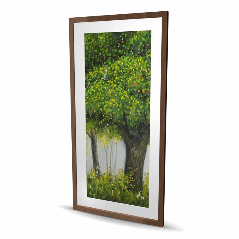 Forest by summer - Trees Landscapes Framed Matted Print