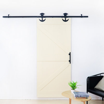 Mast Double Door Barn Door Hardware Kit Standard Double