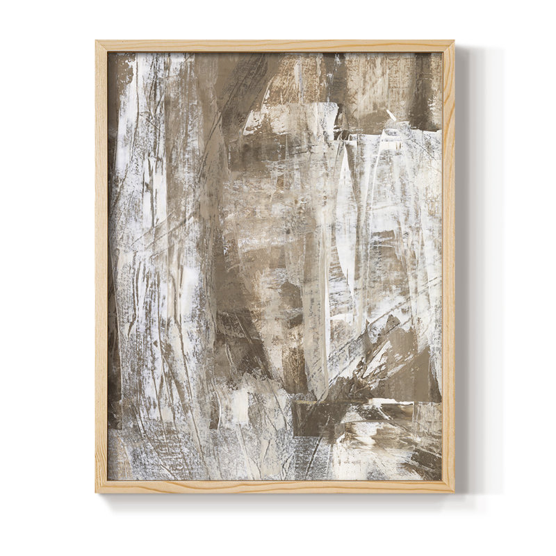Bronzed I Framed Print - Solid Wood, 21" H x 17" W