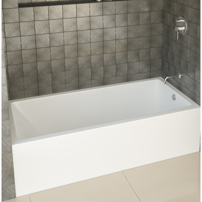 Baignoire de trempage en alcôve 60" x 30" Austin, Droite