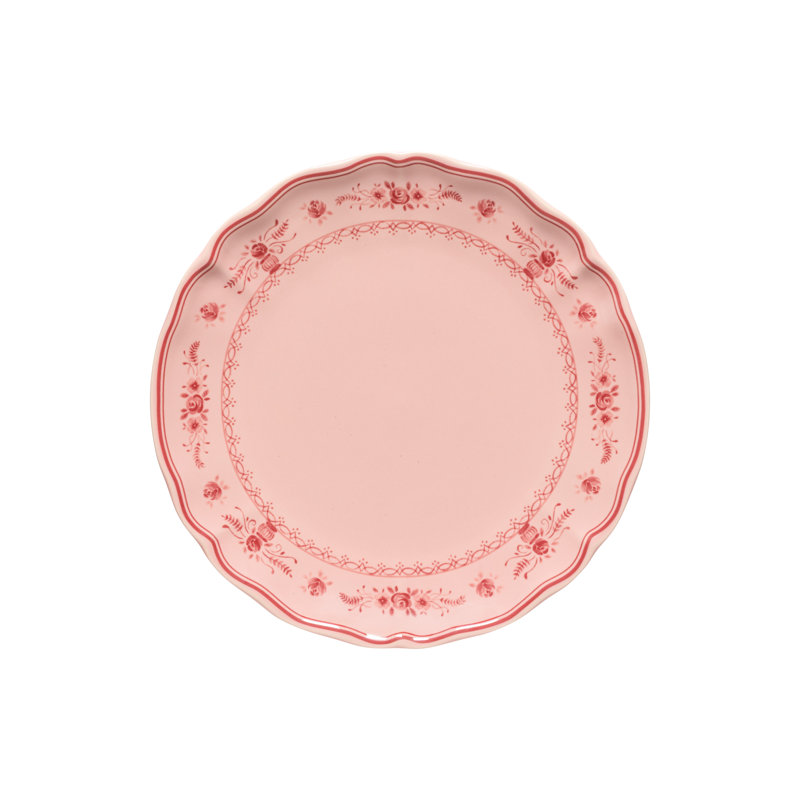 Assiettes à dîner vila, Rose/rouge