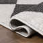 Tapis blanc / gris foncé à motif géométrique Utgard-1141172390