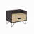 One Drawer Nightstand With Open Compartment