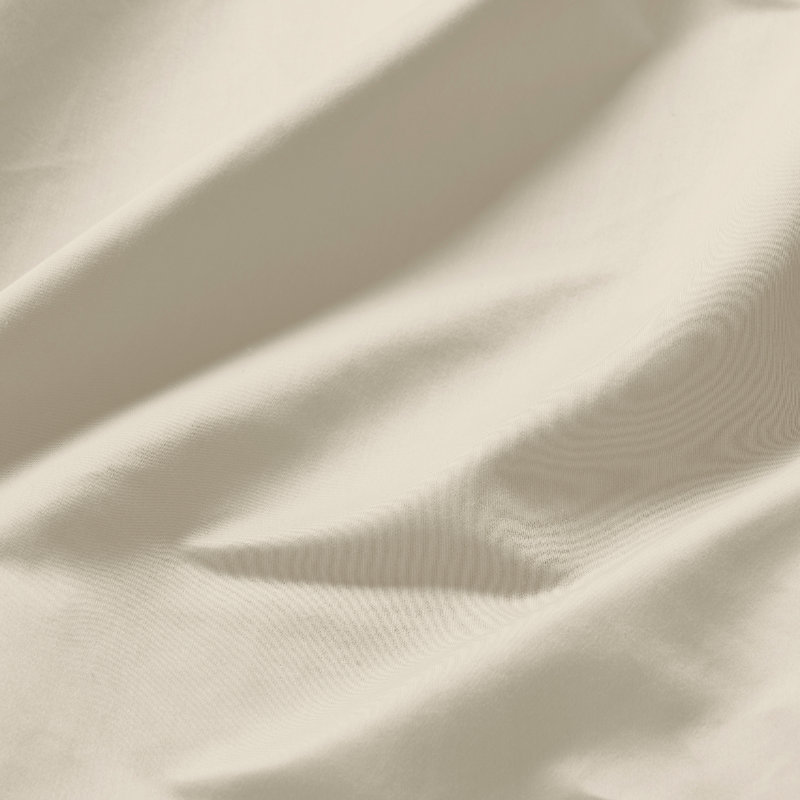 Egyptian Cotton Deep Pocket Solid 650 Thread Count Sheet Set, Ivory, King
