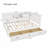 L-Shaped Bed Frame with Led Downlight and USB Port-581541479