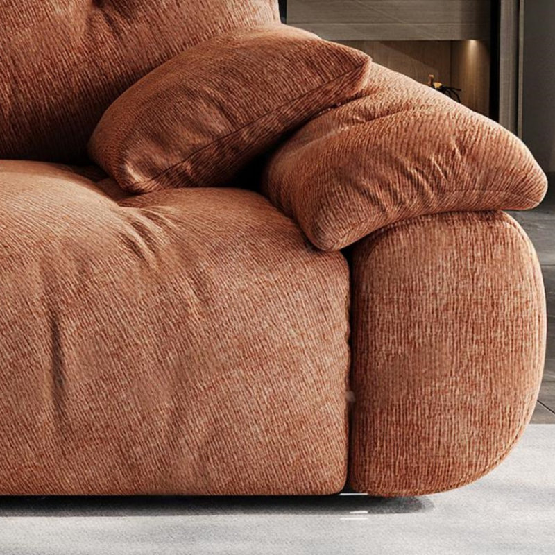 Adjustable High-back Straight-row Fabric Sofa