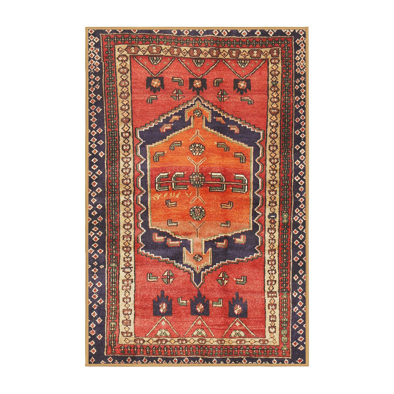 Oriental Indoor Rug, Rectangle 4' x 6'