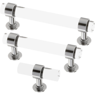 Francisco Acrylic 3-3/4 in. (96mm) Bar Pulls
