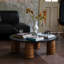 Table basse ronde de style ancien salon-105511168