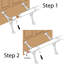 Quincaillerie et tubes de fixation de pied de bar 8 pi-50902538