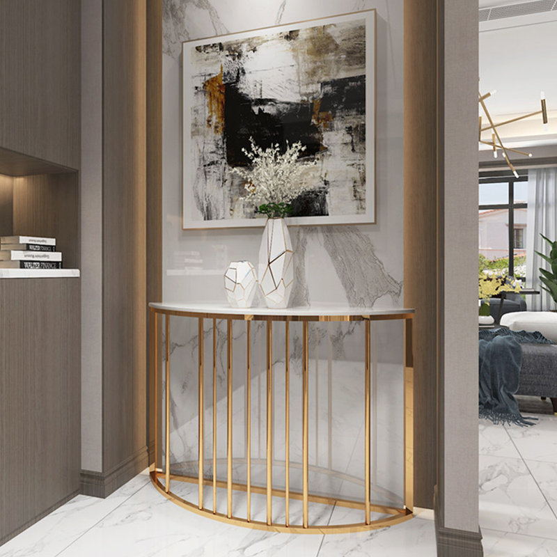 Modern simple light luxury console table