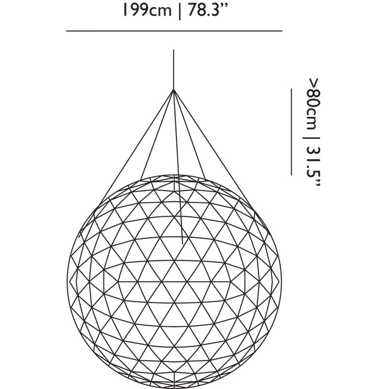 Raimond LED Chandelier, Large
