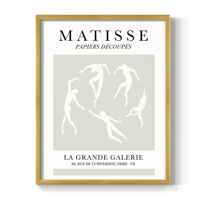 Matisse CLxxxix, reproduction encadrée - bois massif, H 20 po x l 16 po