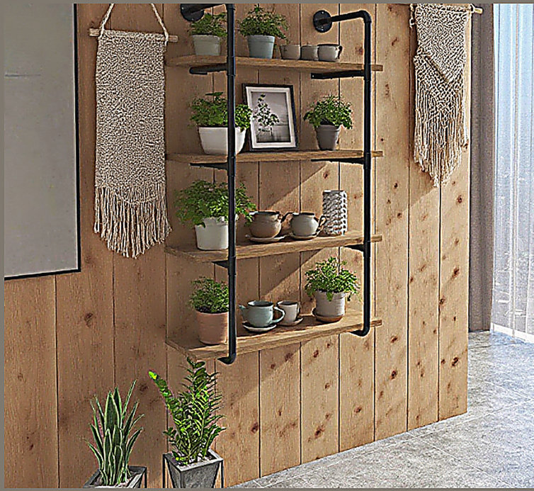 Bibliothèque murale flottante Rack