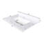 31 po. Comptoir de meuble-lavabo en pierre frittée blanche 31 po - Salle de bain avec lavabo rectangulaire, dosseret de 4 po, trous de robinet pré-percés haute performance et attrayante 31 po pour chauffer l'eau