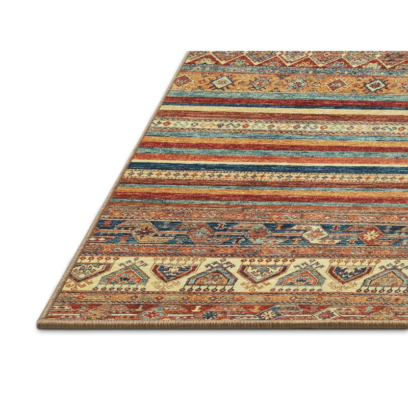 Abstract Indoor Rug, Rectangle 7' x 10'