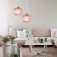 Jacobson 1-Light Ribbed Glass Pendant-458459417
