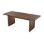 Table de salle à manger en bois massif l 83,9 po Aadi, chêne