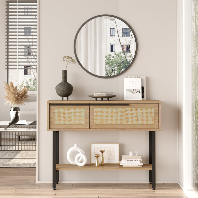 Buffet, Beige/noir