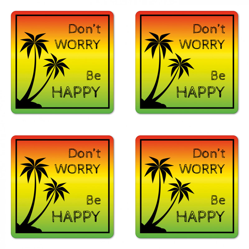 Sous-verre rasta