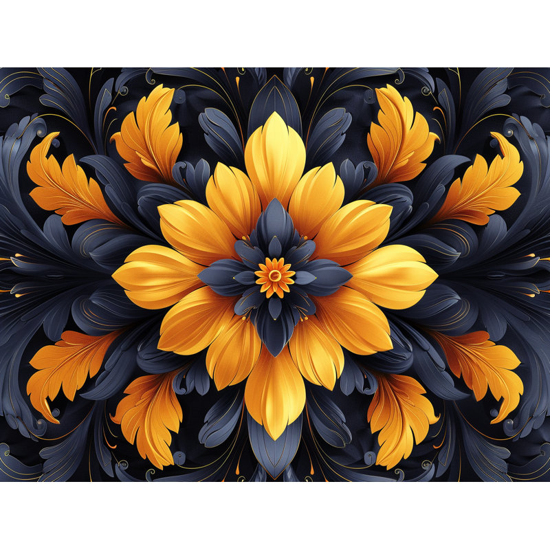 Tapis de bain Botanical Design Floral, L 17 po x L 24 po