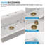 33'' L Single Bowl Quartz Kitchen Sink