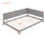 Lit de jour double en bois gris / aspect moderne Mid-Century avec structure polyvalente-2022754932-2022754930