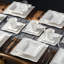60 Piece Porcelain China Dinnerware Set, Service for 12 