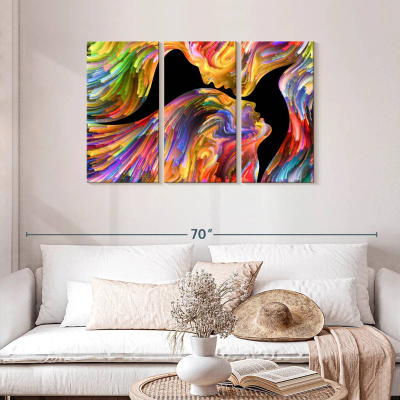 Avery Abstract Affection, 28" H x 45" W