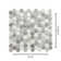 Eterna 1" x 1" Straight Edge Glass Mosaic Wall And Floor Tile