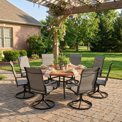 Bushman With Swivel Textilene Chairs